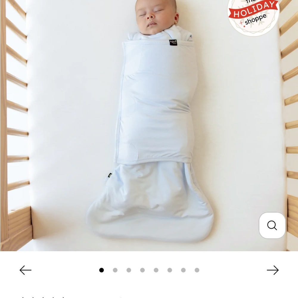 Kyte BABY XS Sleep Bag Swaddler in Mist 1.0 TOG